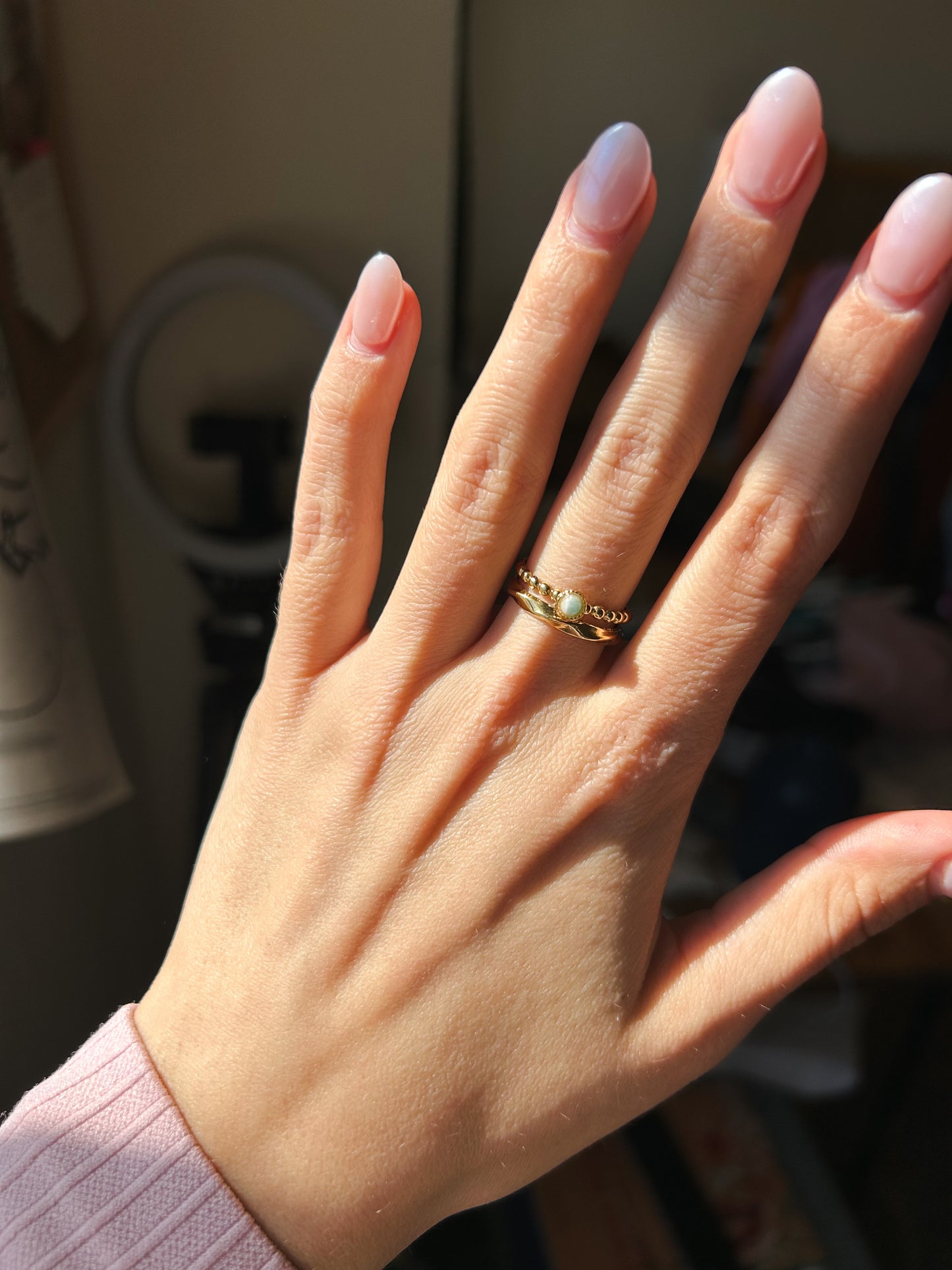 Double Band Serenity Ring