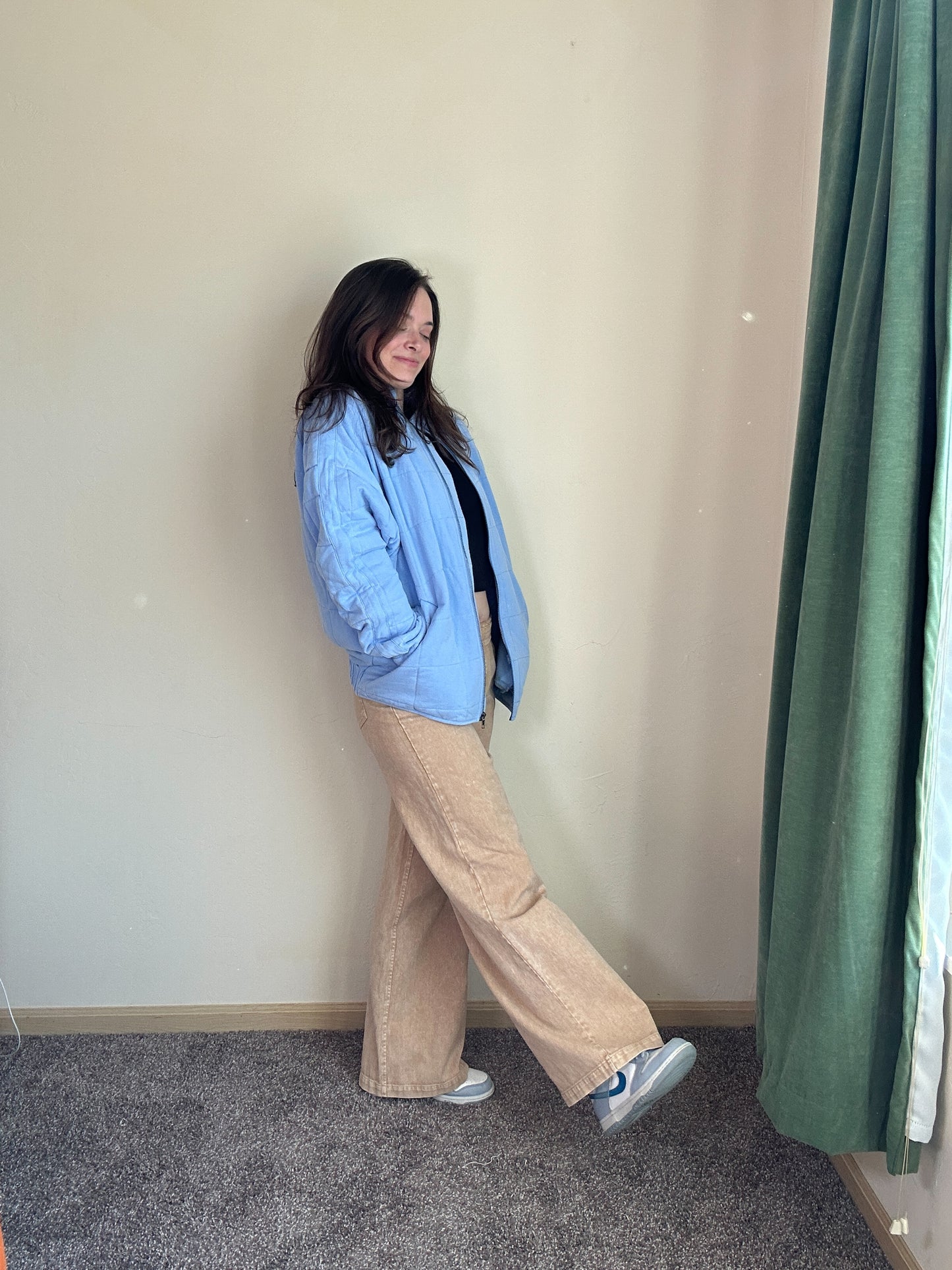 Central Perk Jacket in Windy Blue