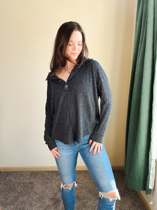 The Charley Collared Henley