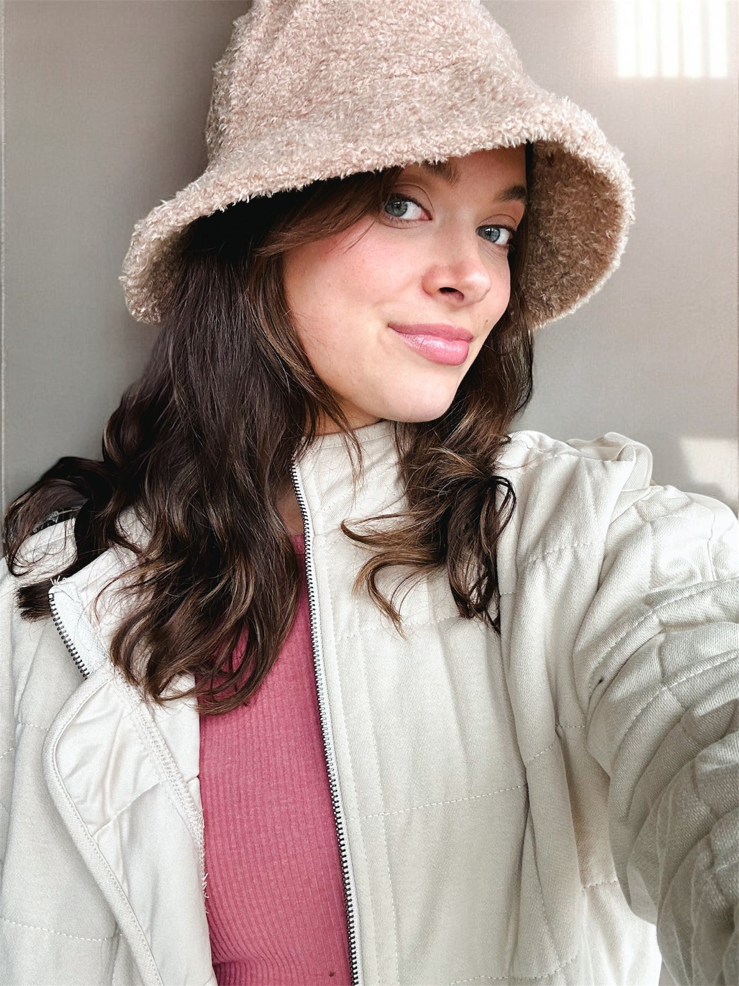 Cozy Teddy Bucket Hat