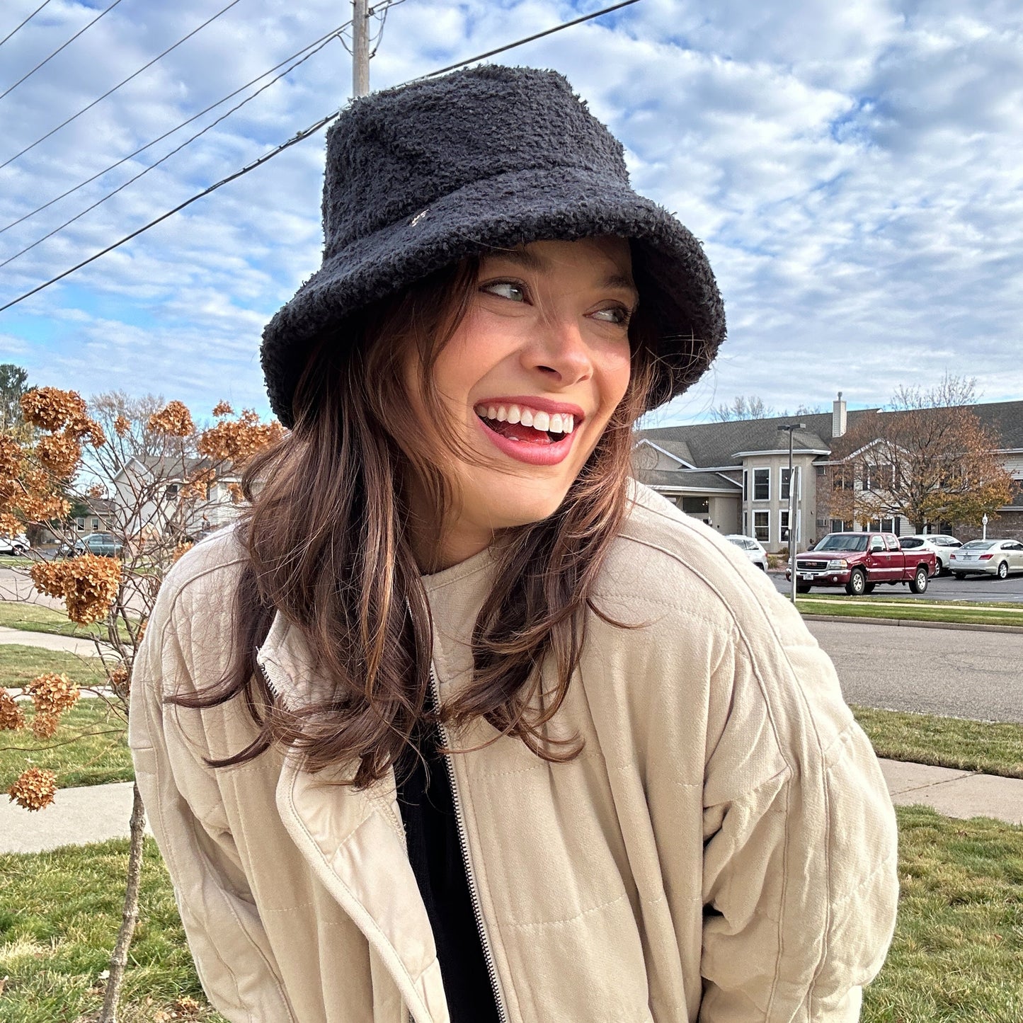 Cozy Teddy Bucket Hat