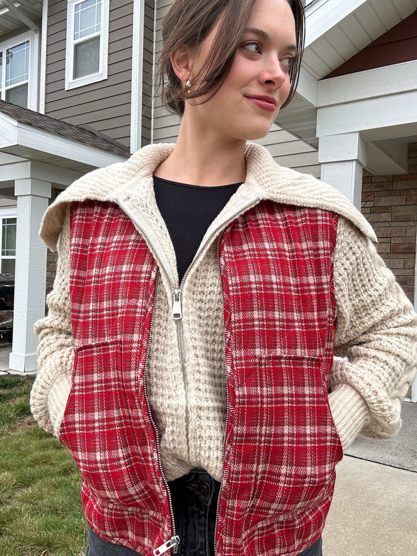 Cranberry Spice Vest