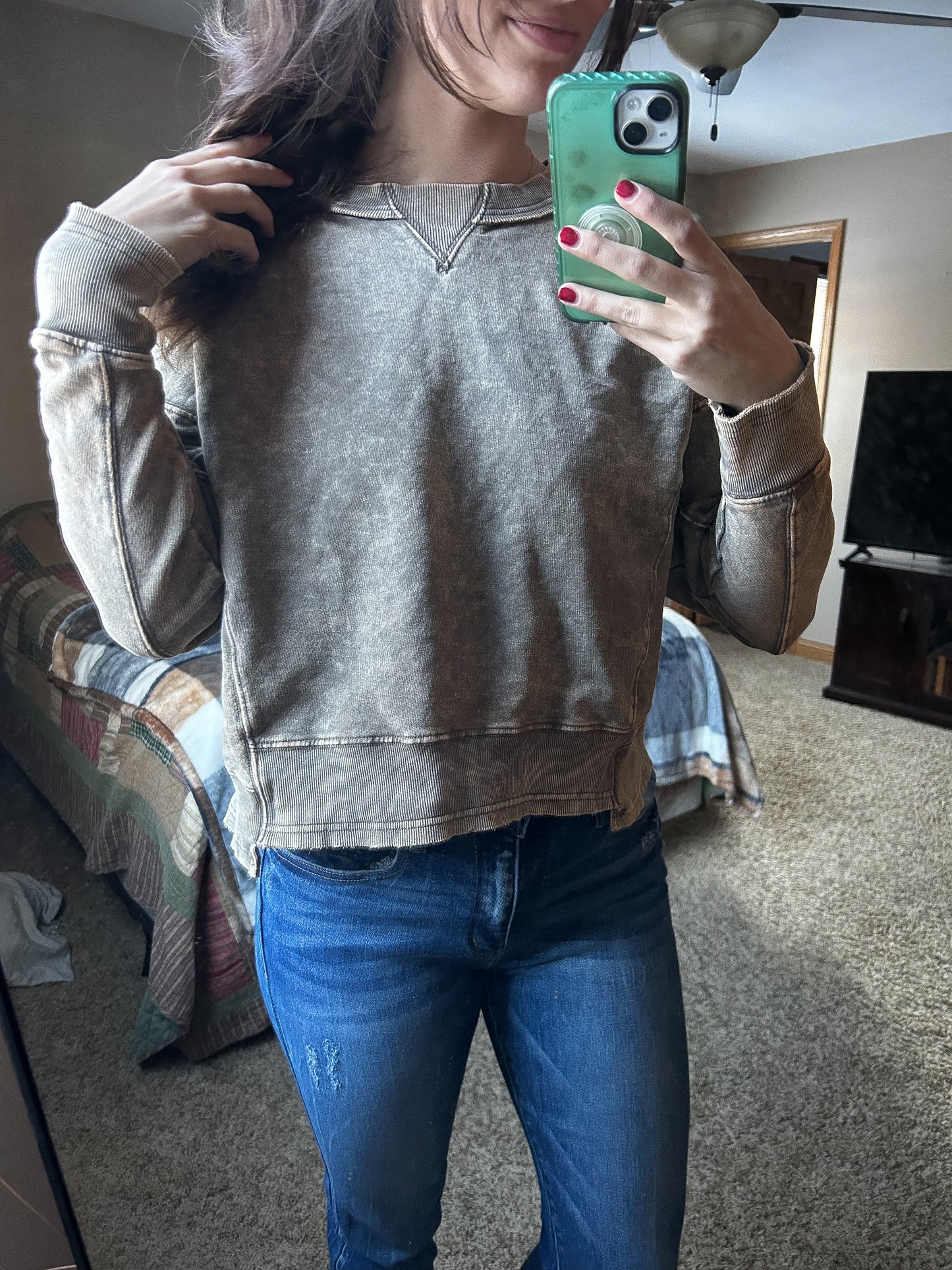 The Bobby Cropped Sweatshirt